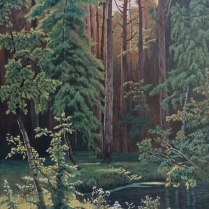 "Woodland"-motiv: I.I.Šiškin